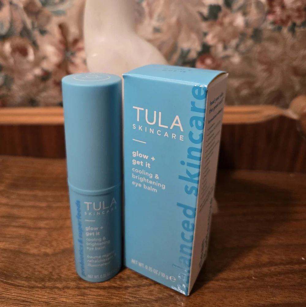 TULA Skincare Glow + Get It Cooling & Brightening Eye Balm NEW